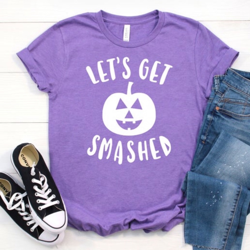 Let’s Get Smashed Halloween graphic t-shirt